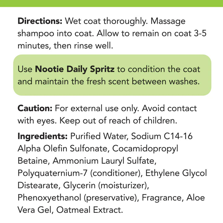 Nootie - Soothing Aloe & Oatmeal Shampoo