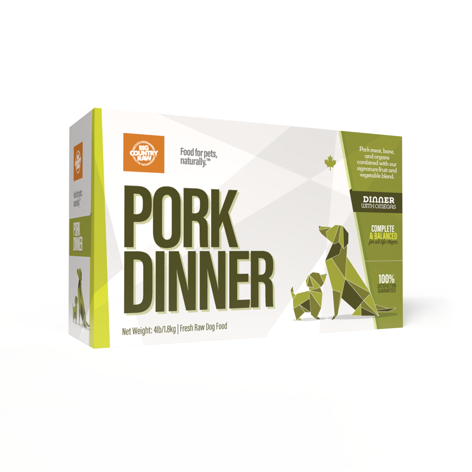 Big Country Raw - Pork Dinner