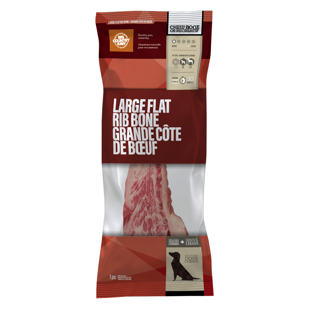 Big Country Raw- Large Flat Rib Bone