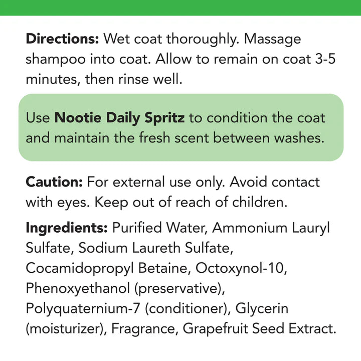 Nootie - Hypoallergenic Grapefruit Shampoo