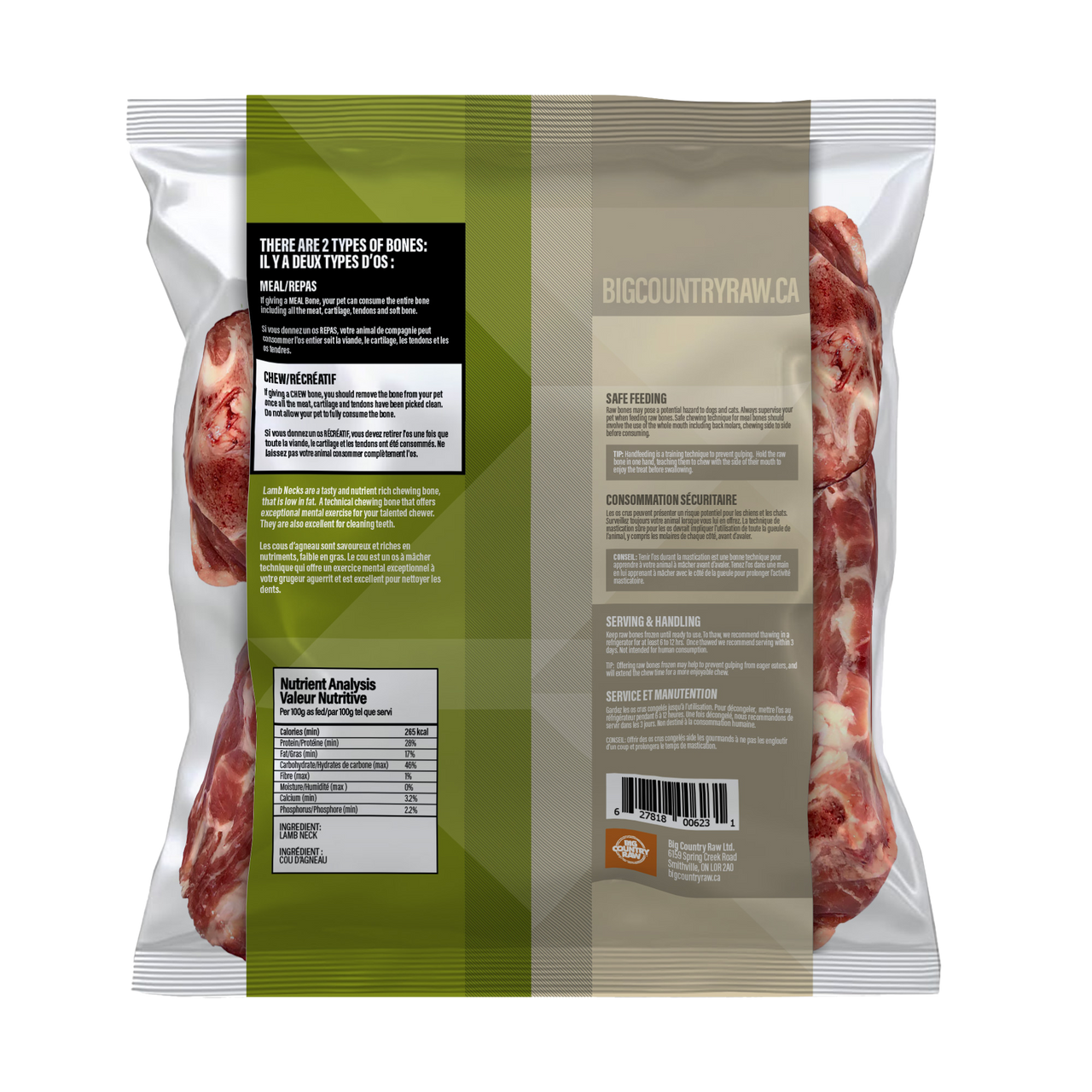 Big Country Raw - Lamb Neck