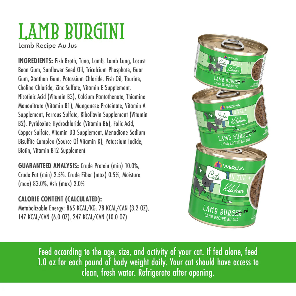 Weruva - Cats in the Kitchen - Lamb Burgini
