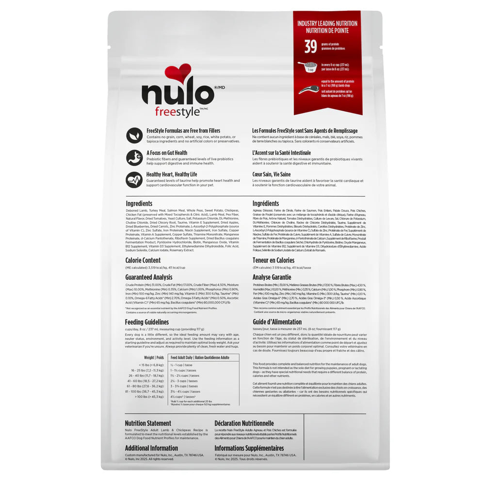 Nulo - Freestyle - Lamb & Chickpea