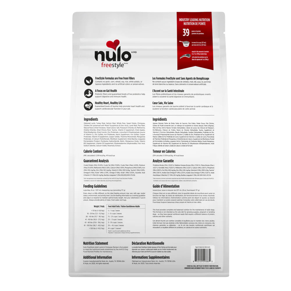 Nulo - Freestyle - Lamb & Chickpea