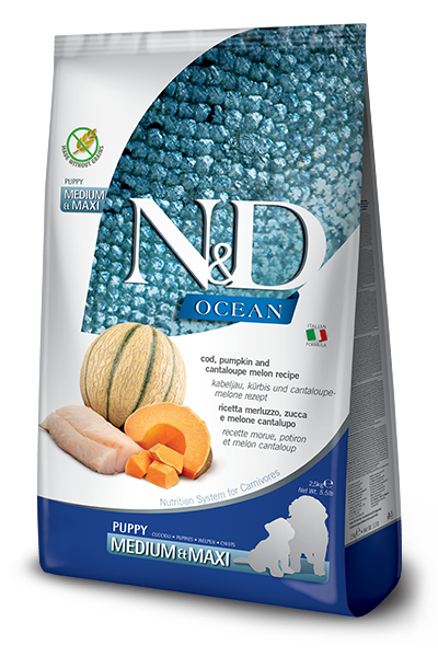 Farmina - Ocean Med/Maxi Puppy - Cod, Pumpkin, and Cantaloupe