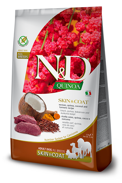 Farmina - Quinoa Skin & Coat Med/Maxi - Venison