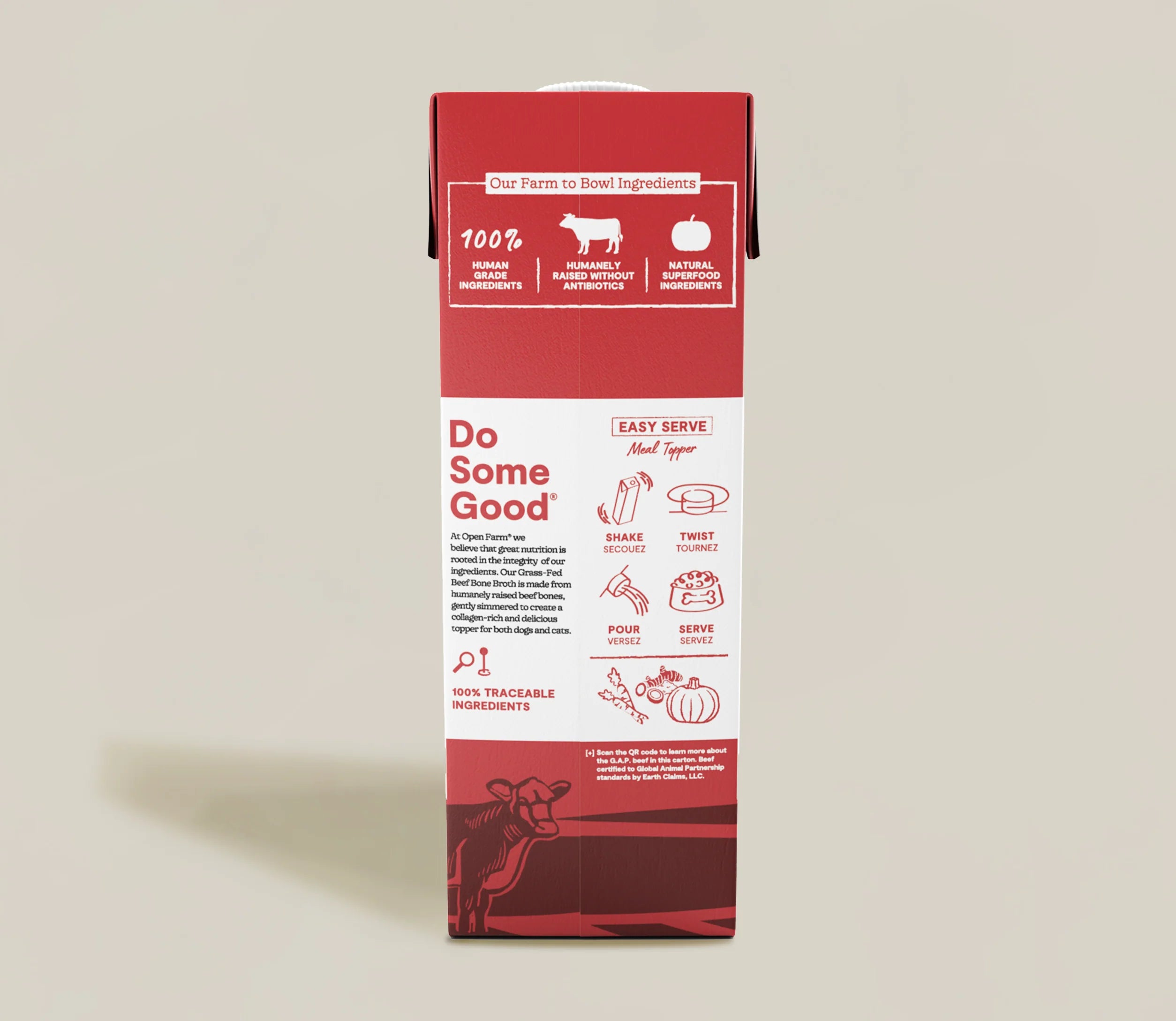 Open Farm - Bone Broth - Grass Fed Beef