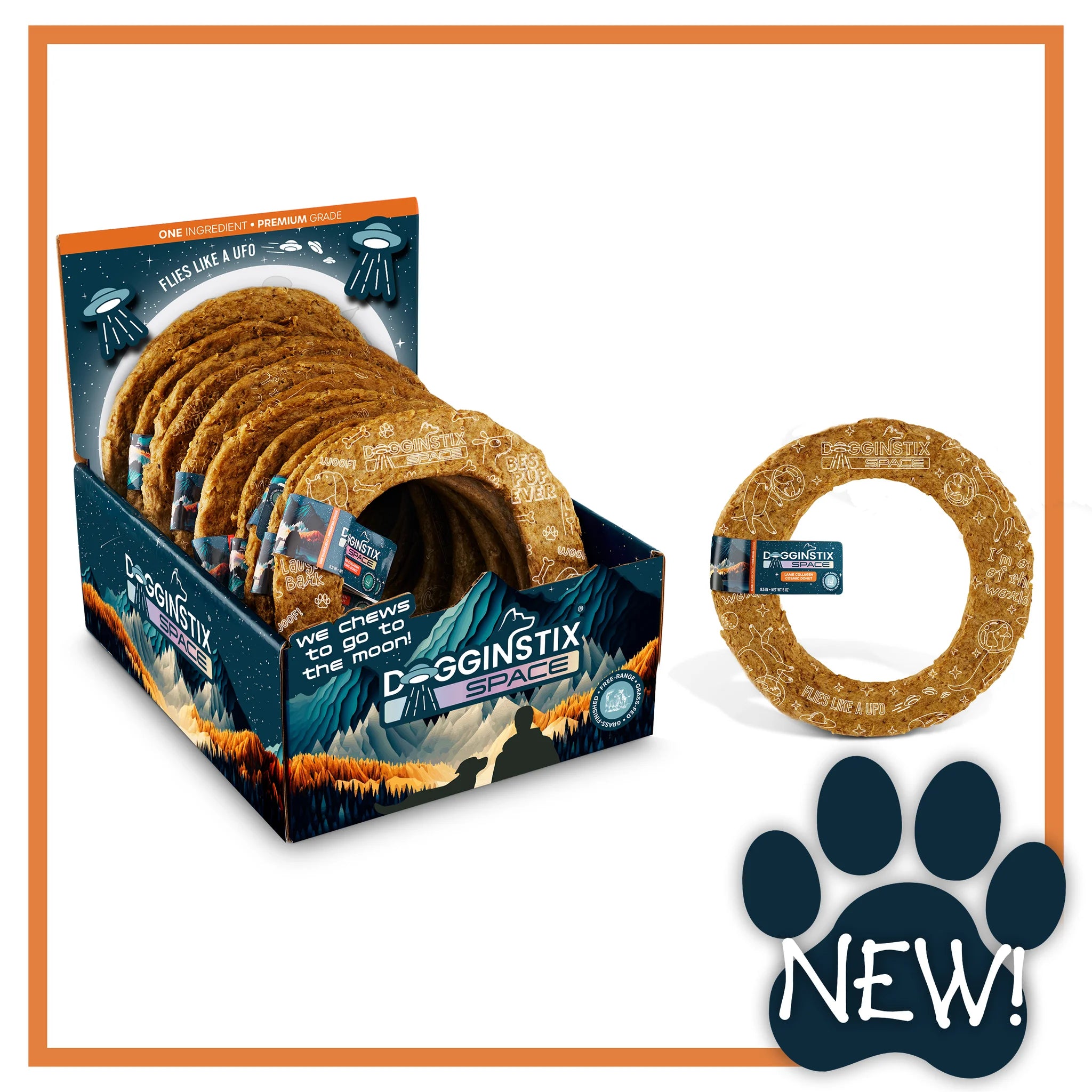 DOGGINSTIX - Lamb Collagen Cosmic Donut